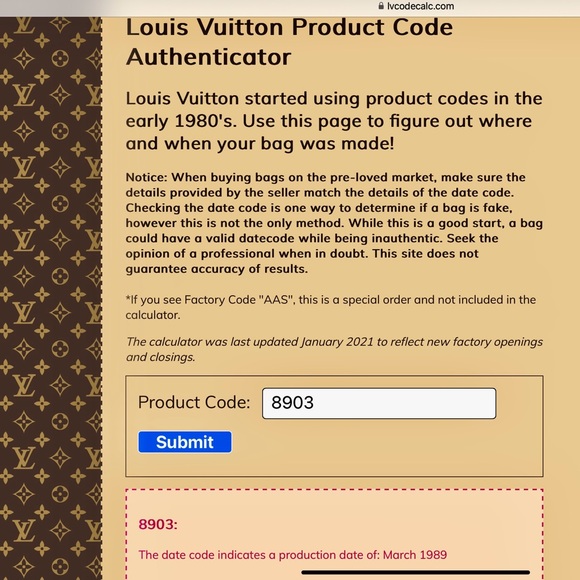 Auth Louis Vuitton Monogram Pouch Clutch Date-code 1989 France - Picture 8 of 12